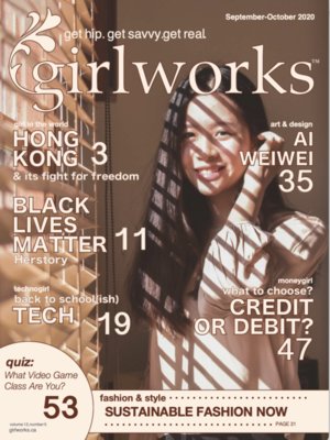 cover image of girlworks magazine September / October 2020